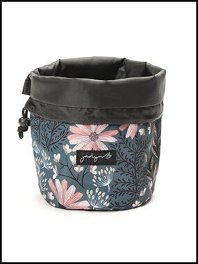 Drawstring Makeup Organizer Travel Bag with 7 Interior Pockets